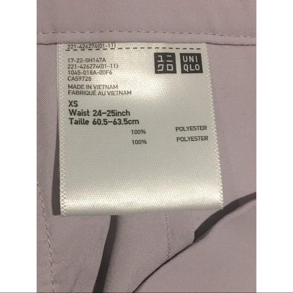 Uniqlo Dry Stretch High Waist Flare Skirt Size XS NWOT - Picture 9 of 9